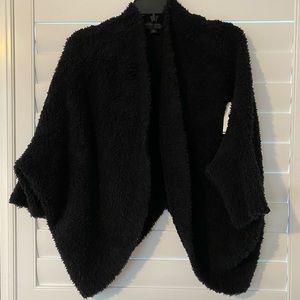Barefoot Dreams Black bamboo chic lite cardigan